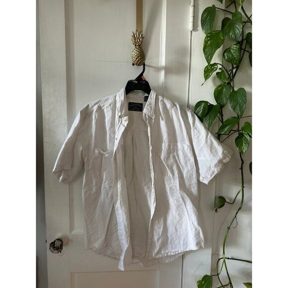 Saratoga men’s size medium, short sleeve button-down shirt - Picture 1 of 9